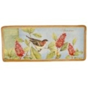 Certified International Botanical Birds Rectangular Platter