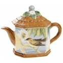 Certified International Botanical Birds Teapot
