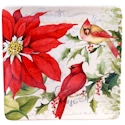 Certified International Botanical Christmas Dinner Plate