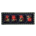 Certified International Botanical Christmas Relish Tray
