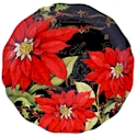 Certified International Botanical Christmas Round Platter