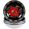 Certified International Botanical Christmas Soup/Pasta Bowl