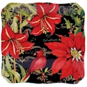 Certified International Botanical Christmas Square Platter