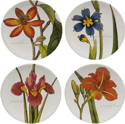 Certified International Botanical Floral Salad Plate