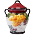 Certified International Botanical Fruit Biscotti Jar