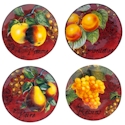 Certified International Botanical Fruit Salad/Dessert Plate