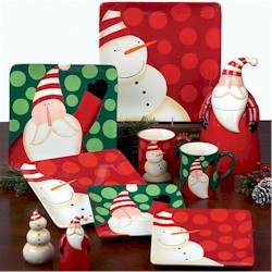 Certified International Polka Dot Christmas