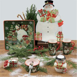 Certified International Vintage Snowman