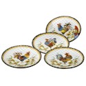 Certified International Chanticleer Rooster Salad/Dessert Plate