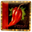 Certified International Chili Pepper Dinner Plate
