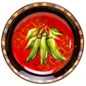Certified International Chili Pepper Pasta Serving Bowl