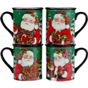 Certified International Christmas Lodge Santa Mug