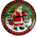 Certified International Christmas Lodge Santa Serving/Pasta Bowl