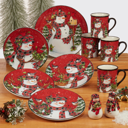Certified International Christmas Lodge Snowman