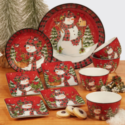 Certified International Christmas Lodge Snowman