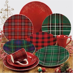 Certified International Christmas Plaid