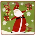 Certified International Christmas Presents Santa Dinner Plate