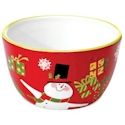 Certified International Christmas Presents Snowman Ice Cream Bowl