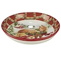 Certified International Christmas on the Farm Pasta Serving Bowl