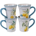 Certified International Citron Coffee Mugs