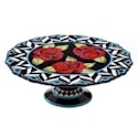 Certified International Classic Rose Cake Stand