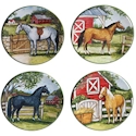 Certified International Clover Farm Canape Plate