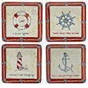 Certified International Coastal Life Dessert Plate