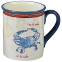 Certified International Coastal Life Crab Mug