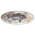 Certified International Coastal Postcards Fish Platter