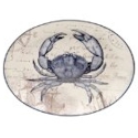 Certified International Coastal Postcards Oval Platter