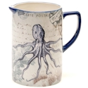 Certified International Coastal Postcards Pitcher