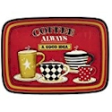 Certified International Coffee Always Rectangular Platter