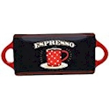 Certified International Coffee Always Rectangular Platter with Handles