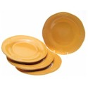 Certified International Cuisineware Gold Dinner Plate