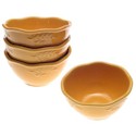 Certified International Cuisineware Gold Ice Cream Bowl