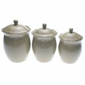 Certified International Cuisineware Green Canister Set