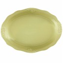 Certified International Cuisineware Green Oval Platter