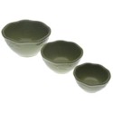 Certified International Cuisineware Green Preparation Bowl Set