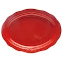 Certified International Cuisineware Red Oval Platter