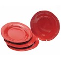 Certified International Cuisineware Red Salad/Dessert Plate
