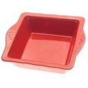 Certified International Cuisineware Red Square Baker
