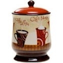 Certified International Cup of Joe Biscuit Cookie Jar