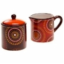 Certified International Cup of Joe Sugar & Creamer Set