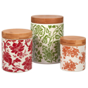 Certified International Damask Floral Canister Set