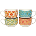 Certified International Damask Floral Jumbo Cup