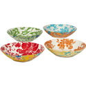 Certified International Damask Floral Soup/Pasta Bowl