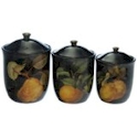 Certified International Damask Fruit Canister Set