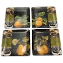 Certified International Damask Fruit Dessert Plate