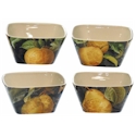 Certified International Damask Fruit Ice Cream Bowl