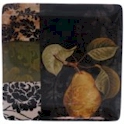 Certified International Damask Fruit Square Platter